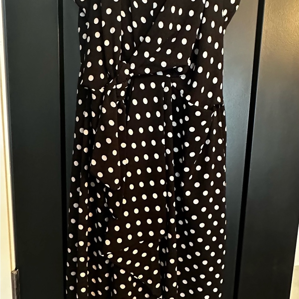 Black and White Polka Dot Dress